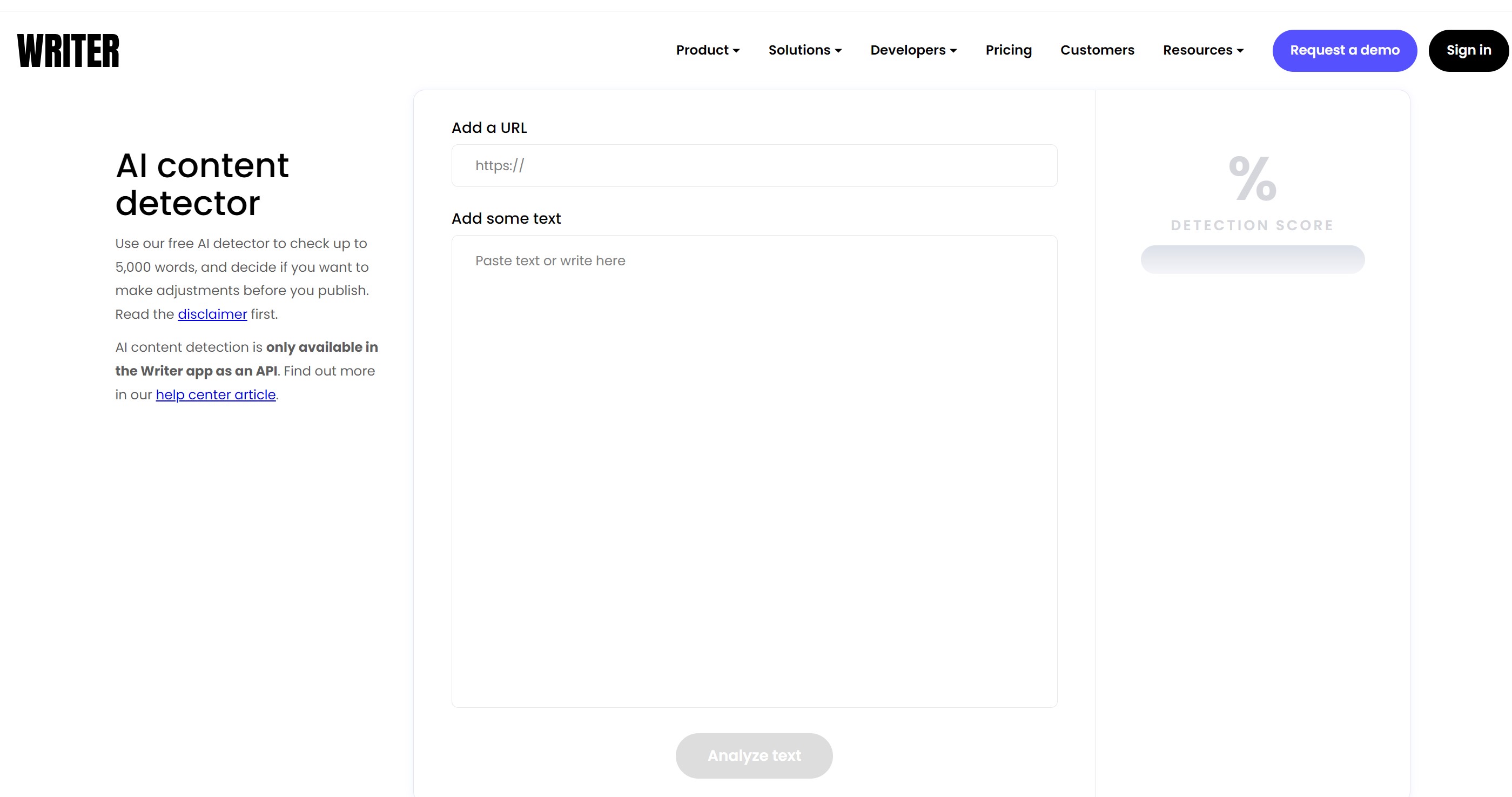 AI Content Detector