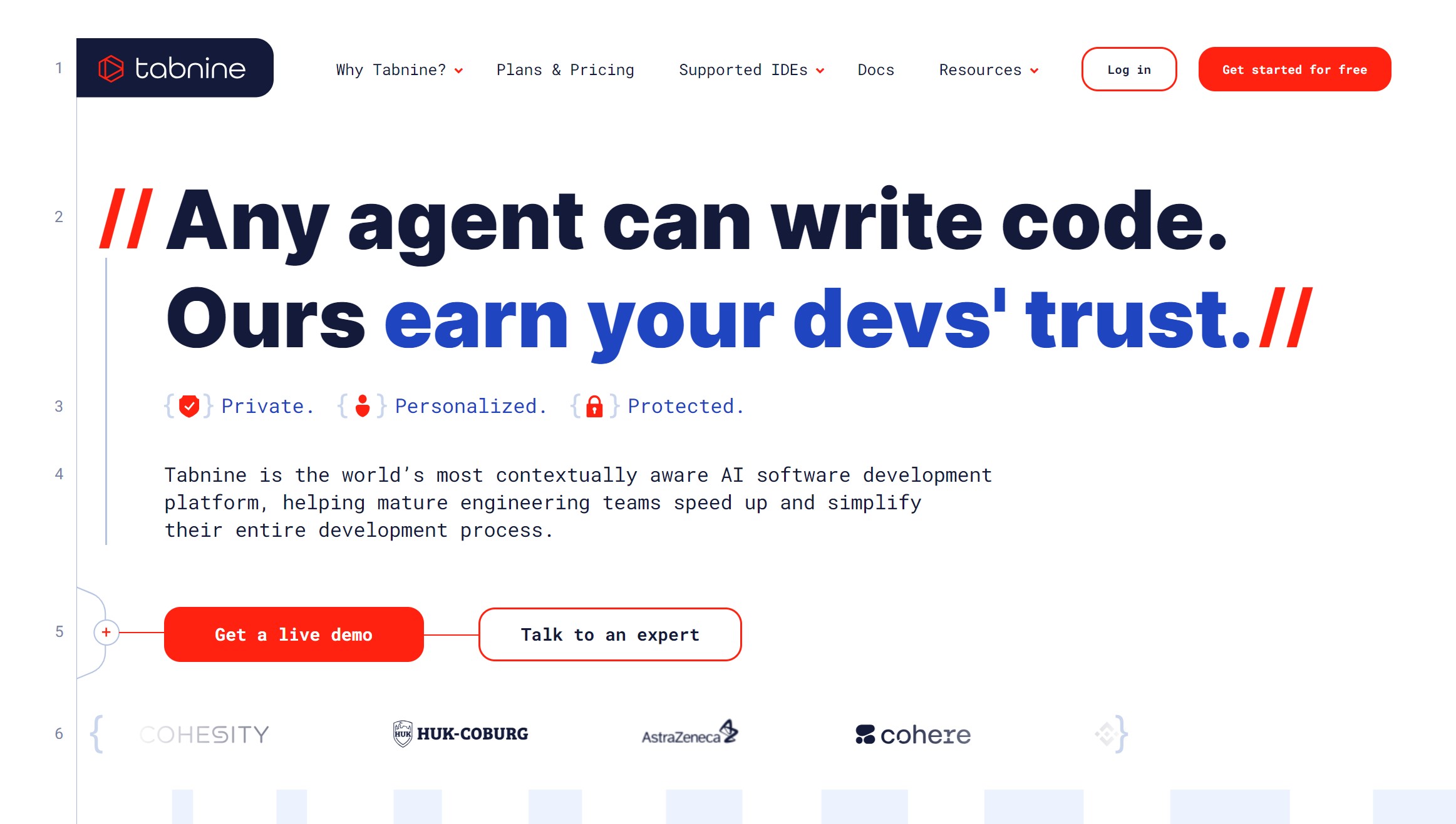 Tabnine最新官网图
