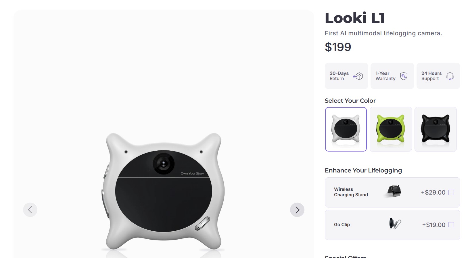 Looki L1产品价格详情图