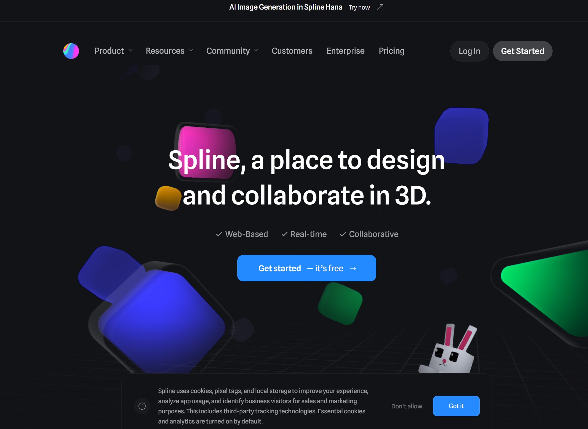 Spline AI官网首页