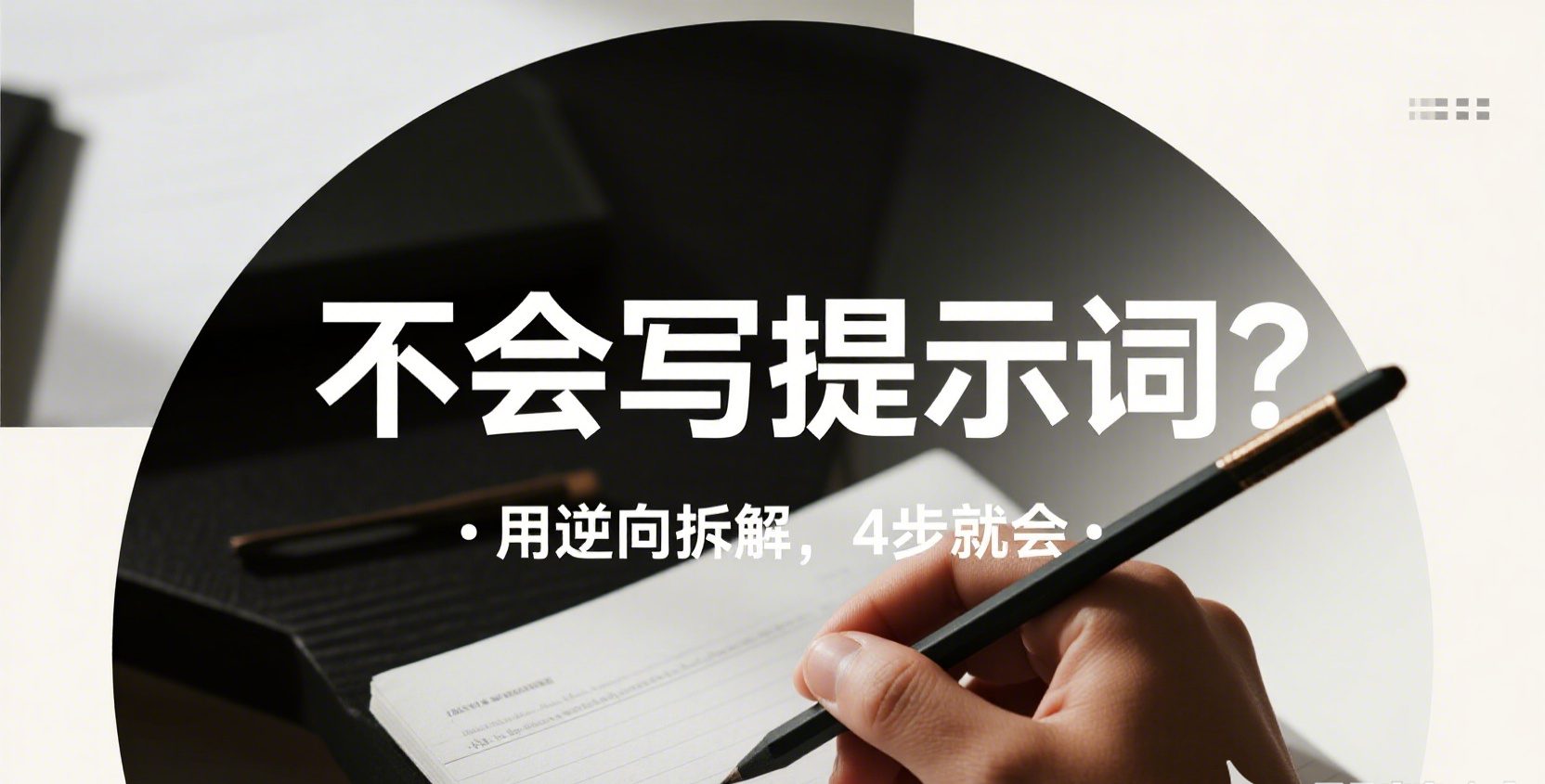 逆向提示词 - 从结果反推的 AI 提示词高效写法 | AI工具箱