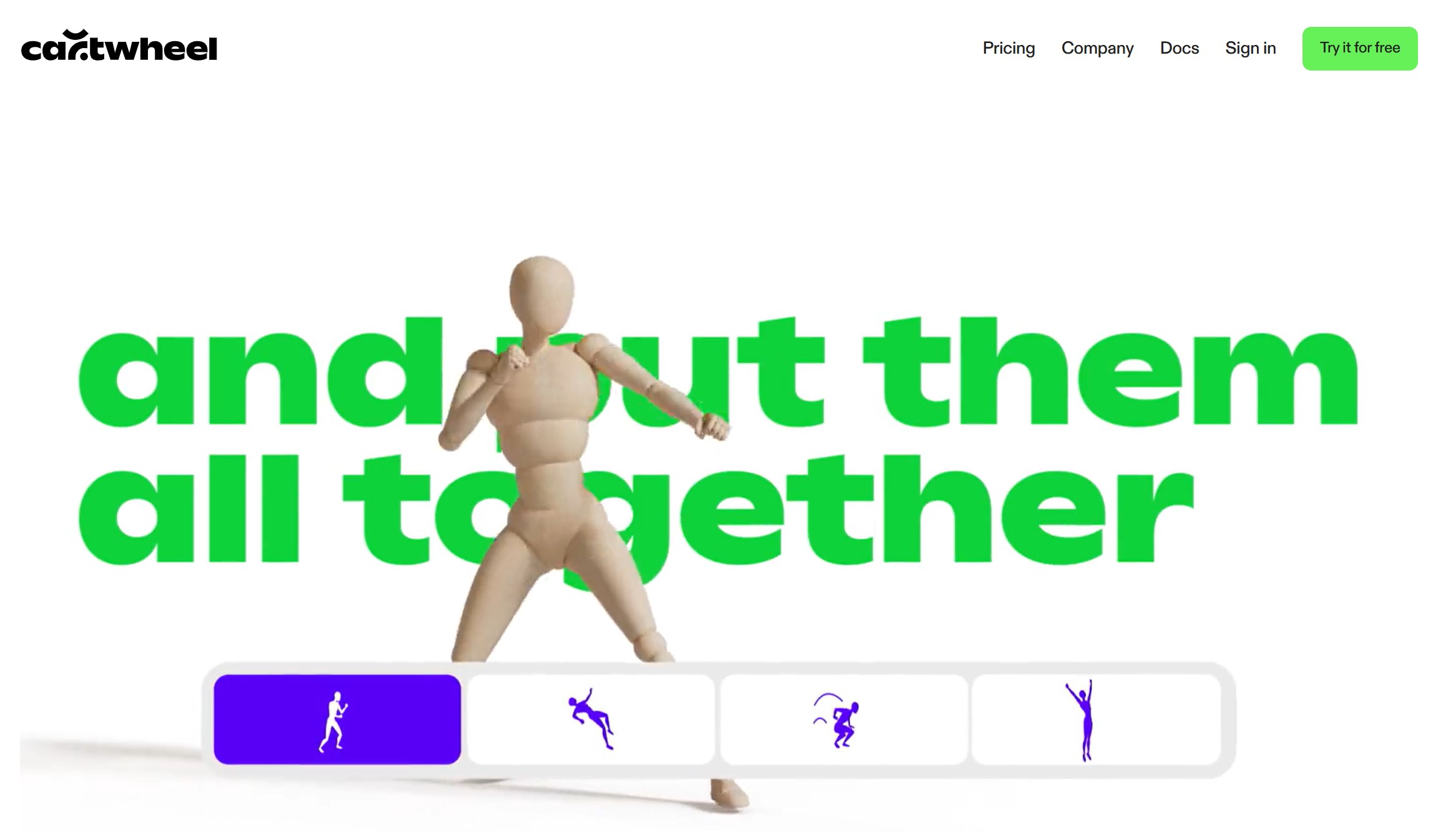 Cartwheel官网首页图