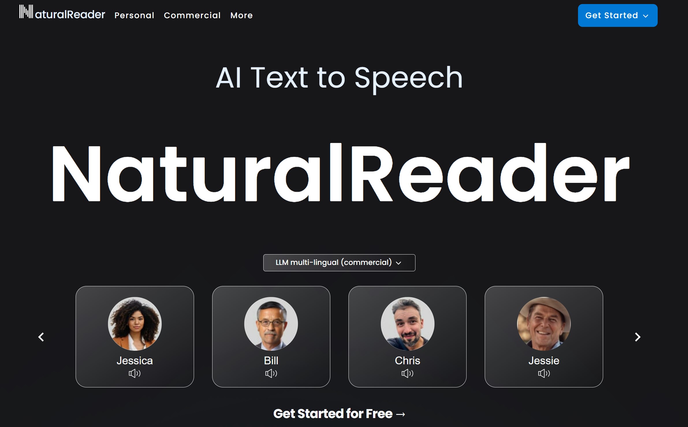 NaturalReader官网首页图