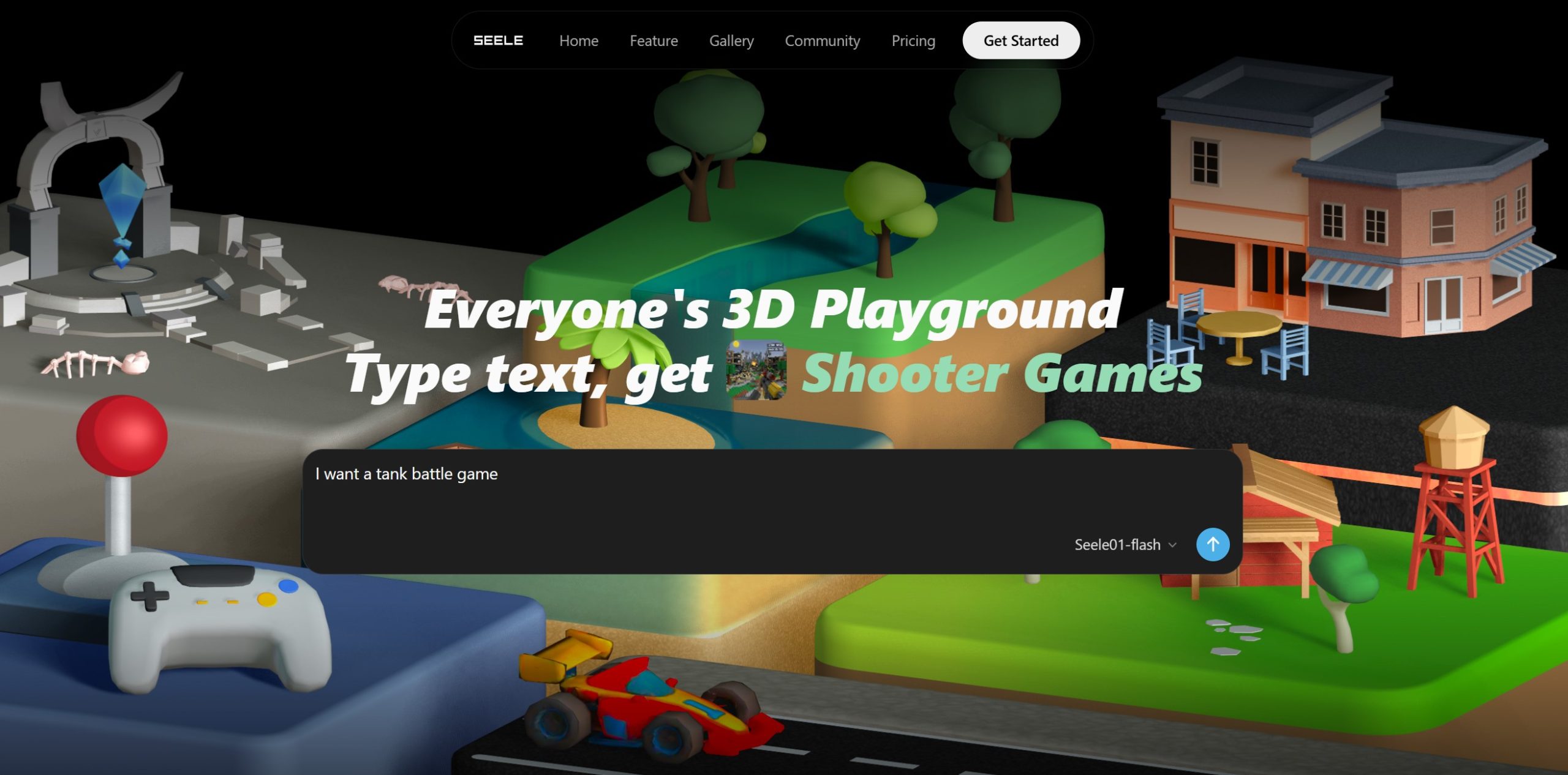 Seele AI官网首页图