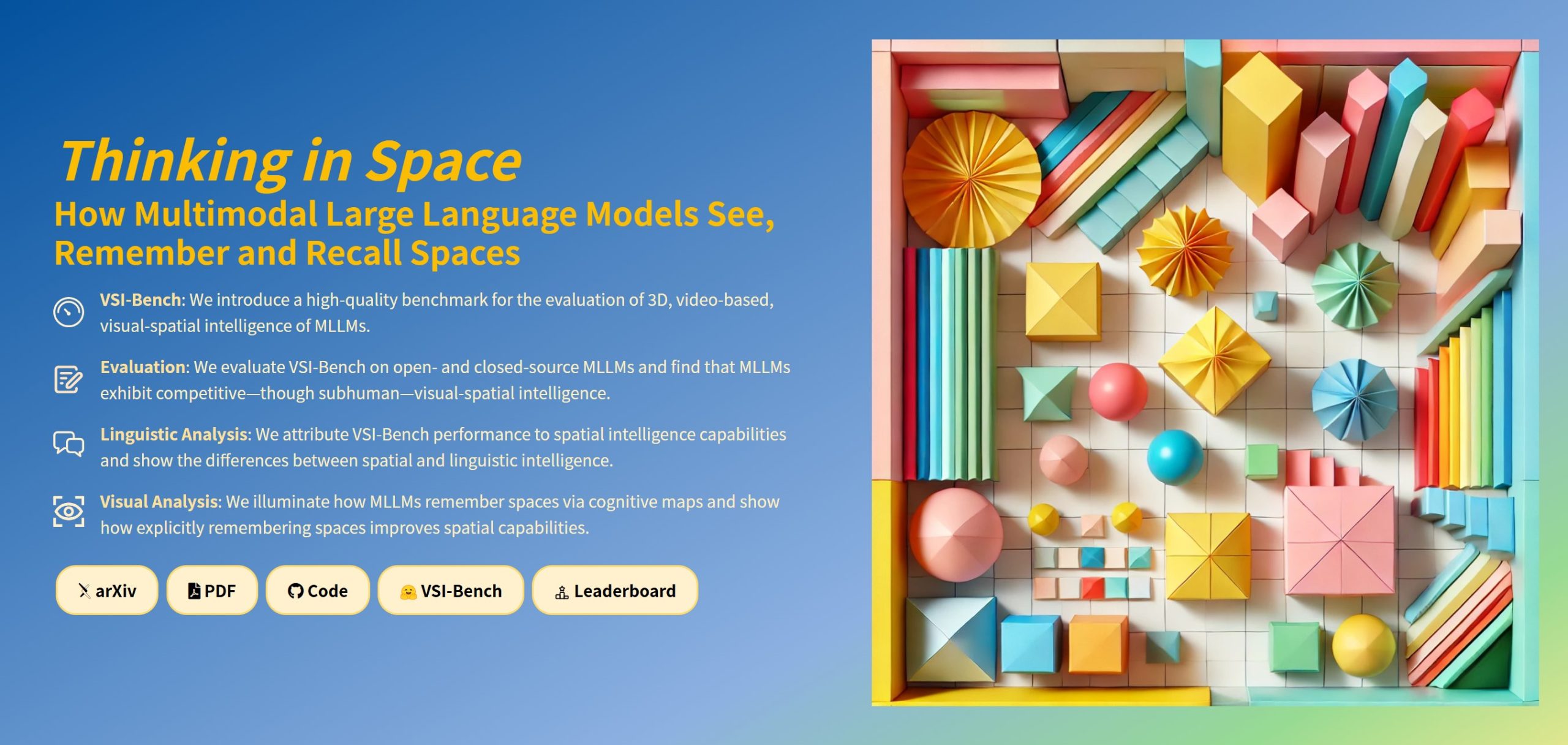 VSI-Bench官网首页图