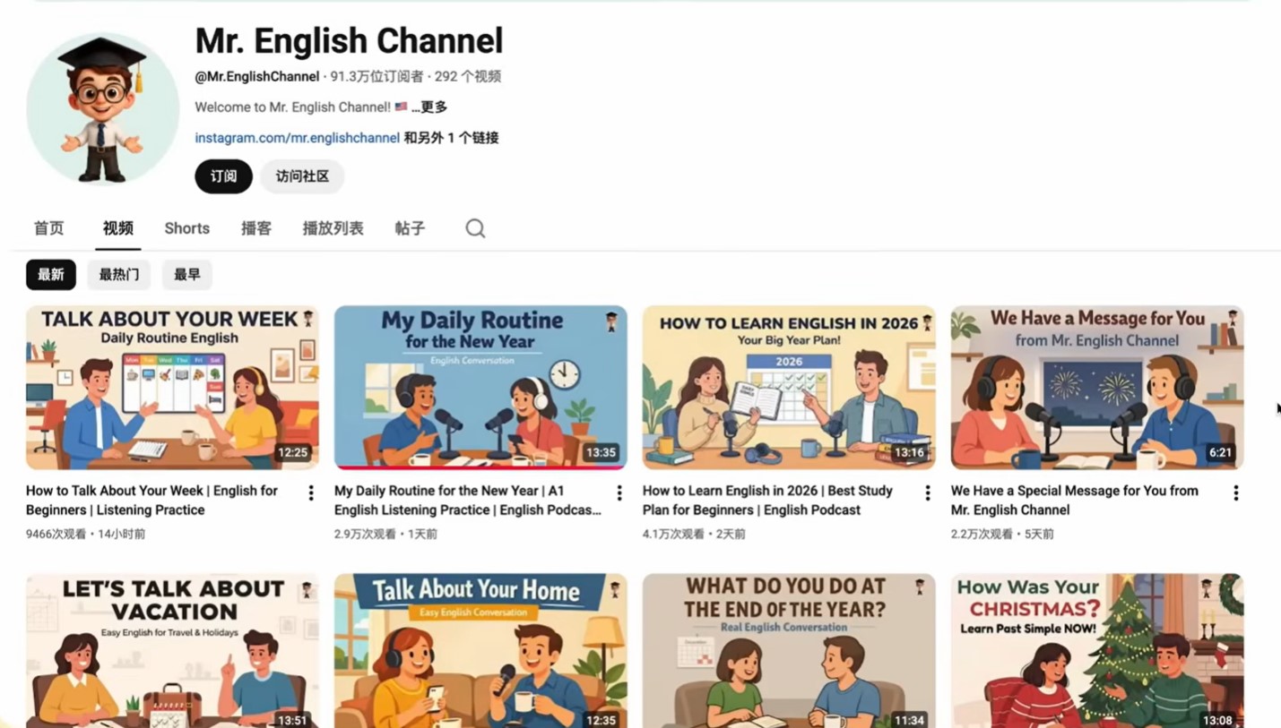 AI 在 YouTube 英文播客内容中的应用案例