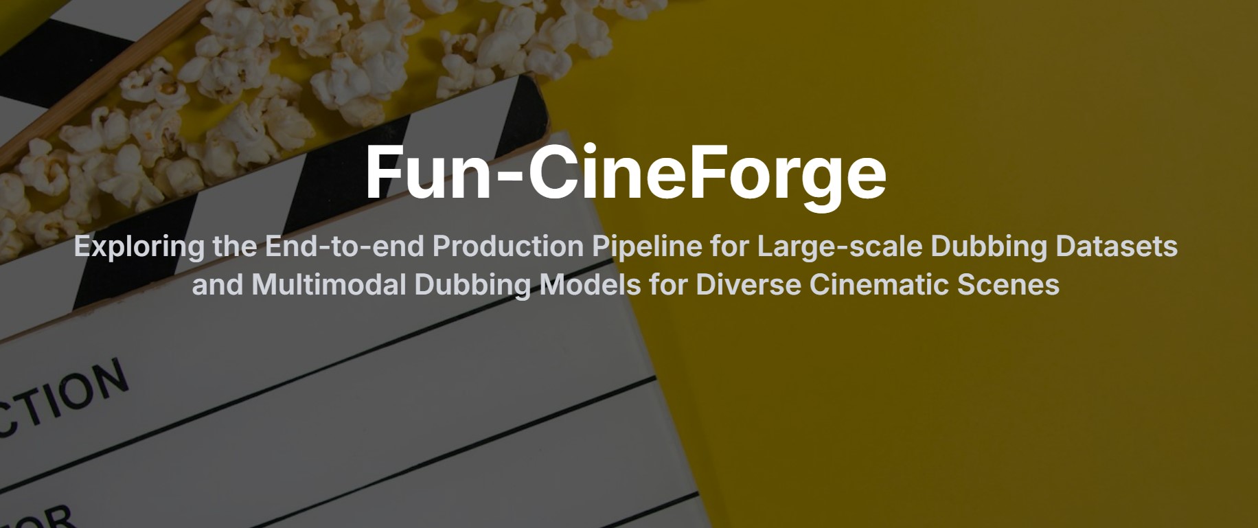 Fun-CineForge – 通义实验室开源的影视级多模态配音大模型