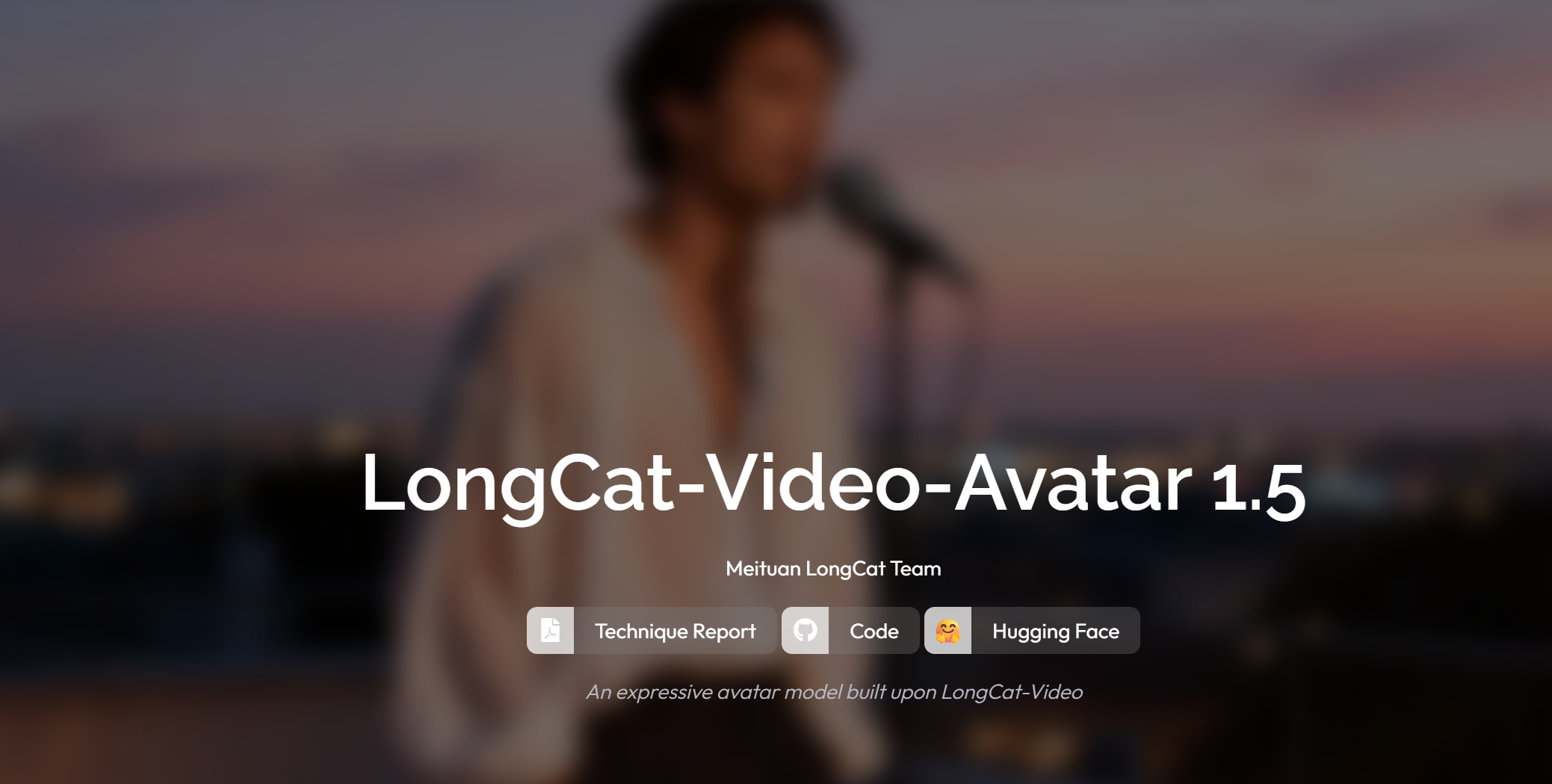 LongCat-Video-Avatar 1.5 – 美团推出的音频驱动数字人视频生成模型