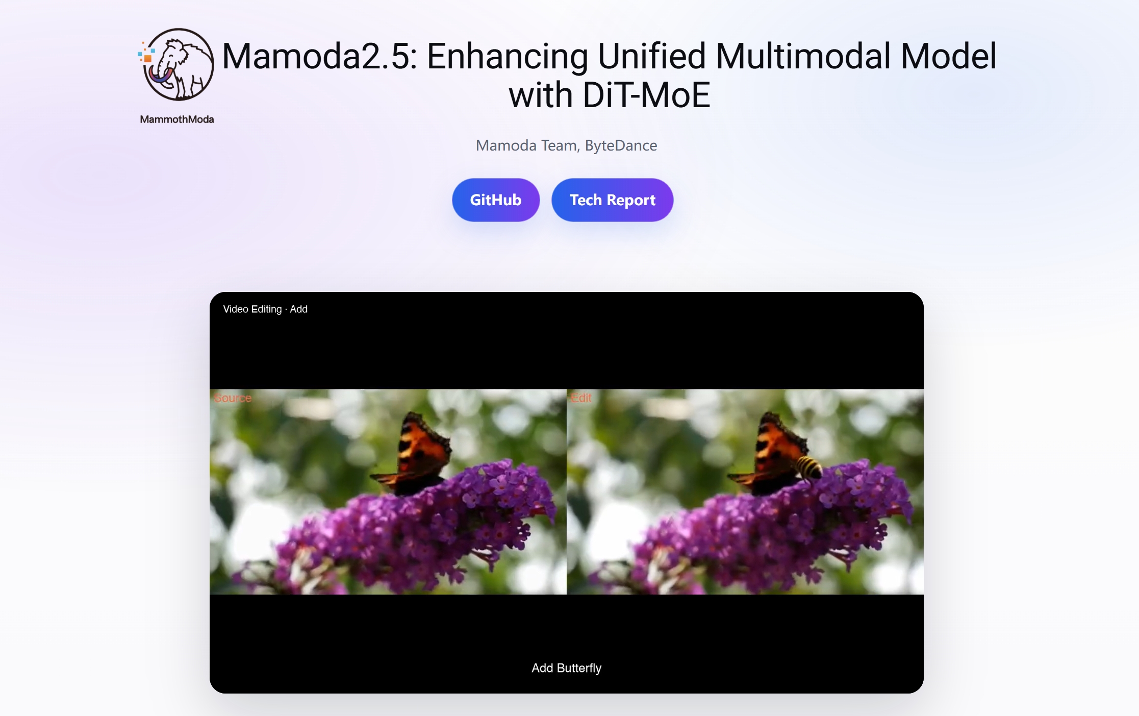 Mamoda2.5 – 字节跳动推出的统一多模态视频生成模型