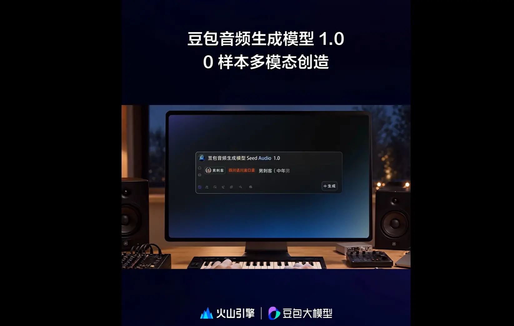 豆包音频生成模型1.0 – 火山引擎推出的端到端多模态音频生成模型