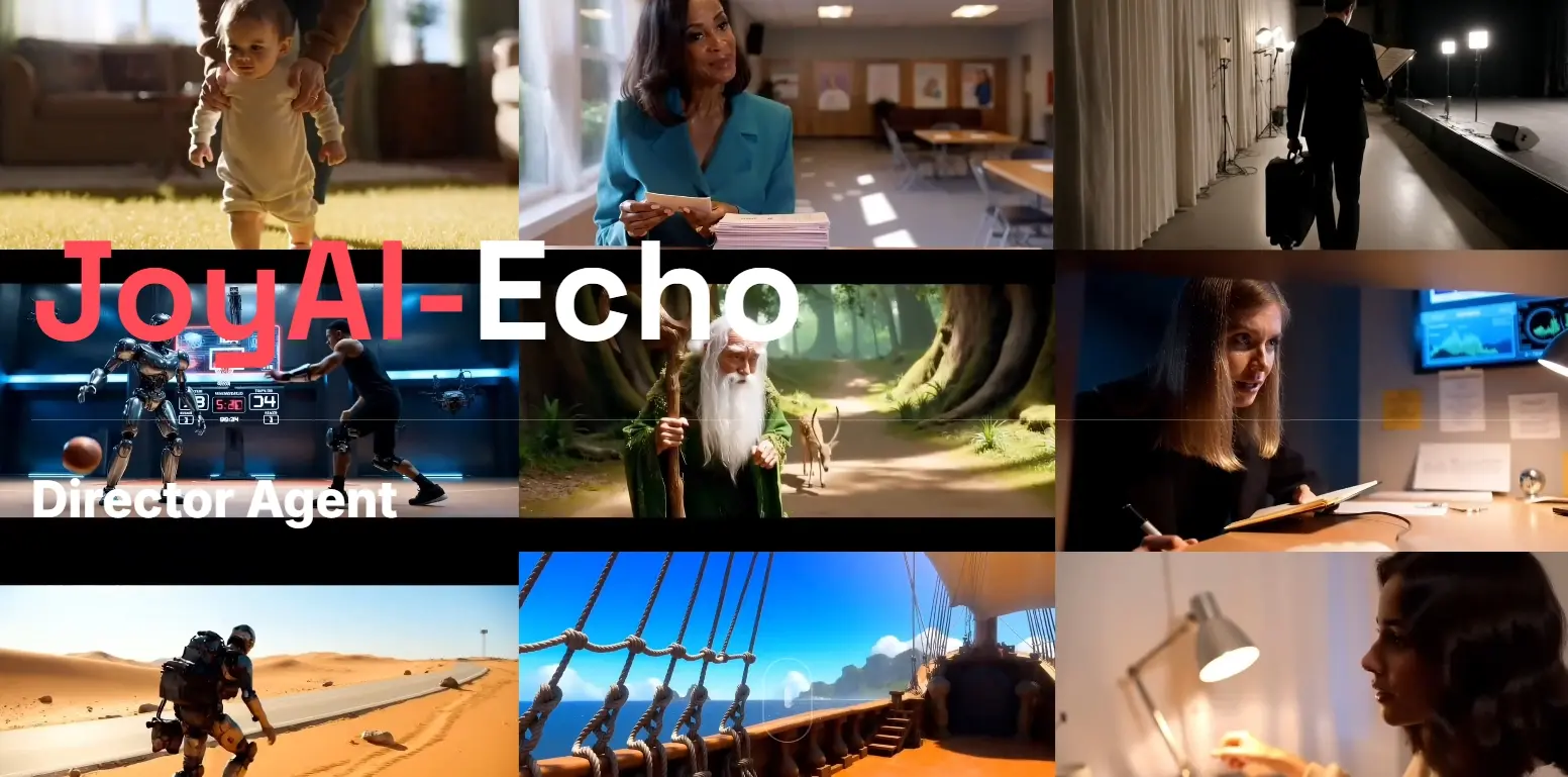 JoyAI-Echo – 京东推出的长音视频生成与多镜头故事创作框架