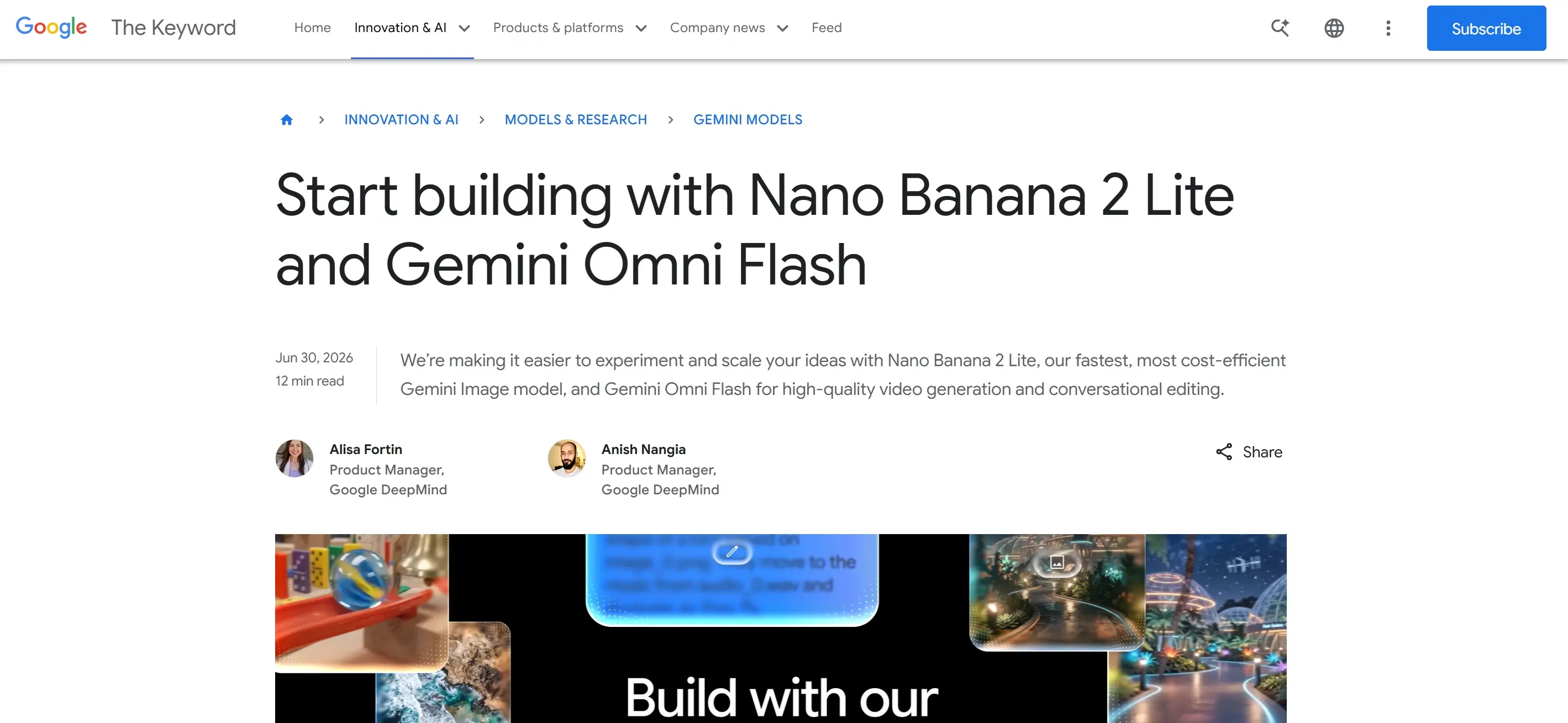 Nano Banana 2 Lite – Google DeepMind推出的轻量级AI图像生成模型