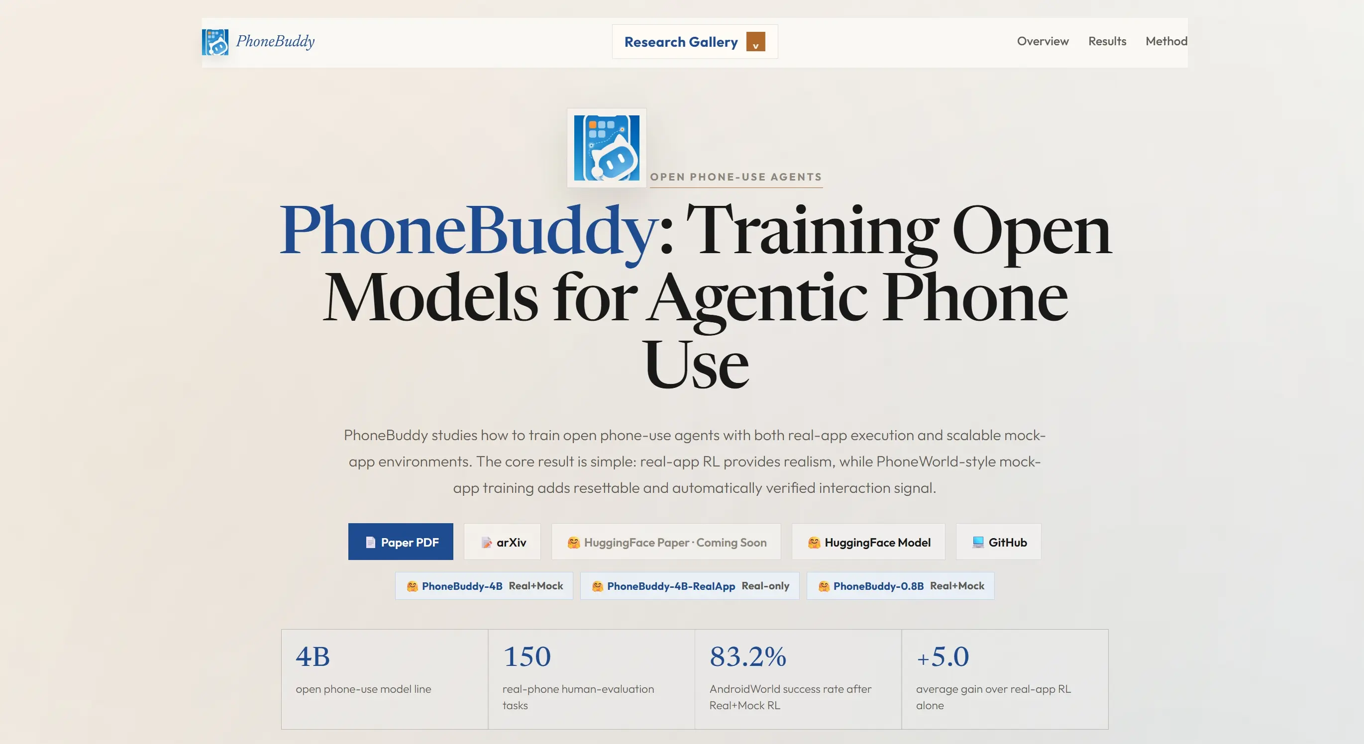 PhoneBuddy – 腾讯混元推出的开源手机智能体训练框架