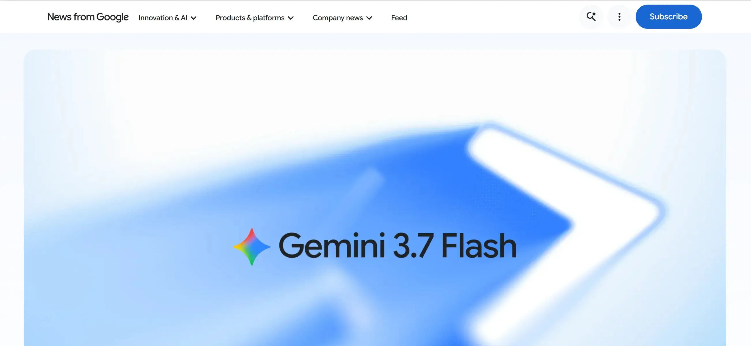Gemini 3.7 Flash – 谷歌推出的编程与智能体低成本主力模型