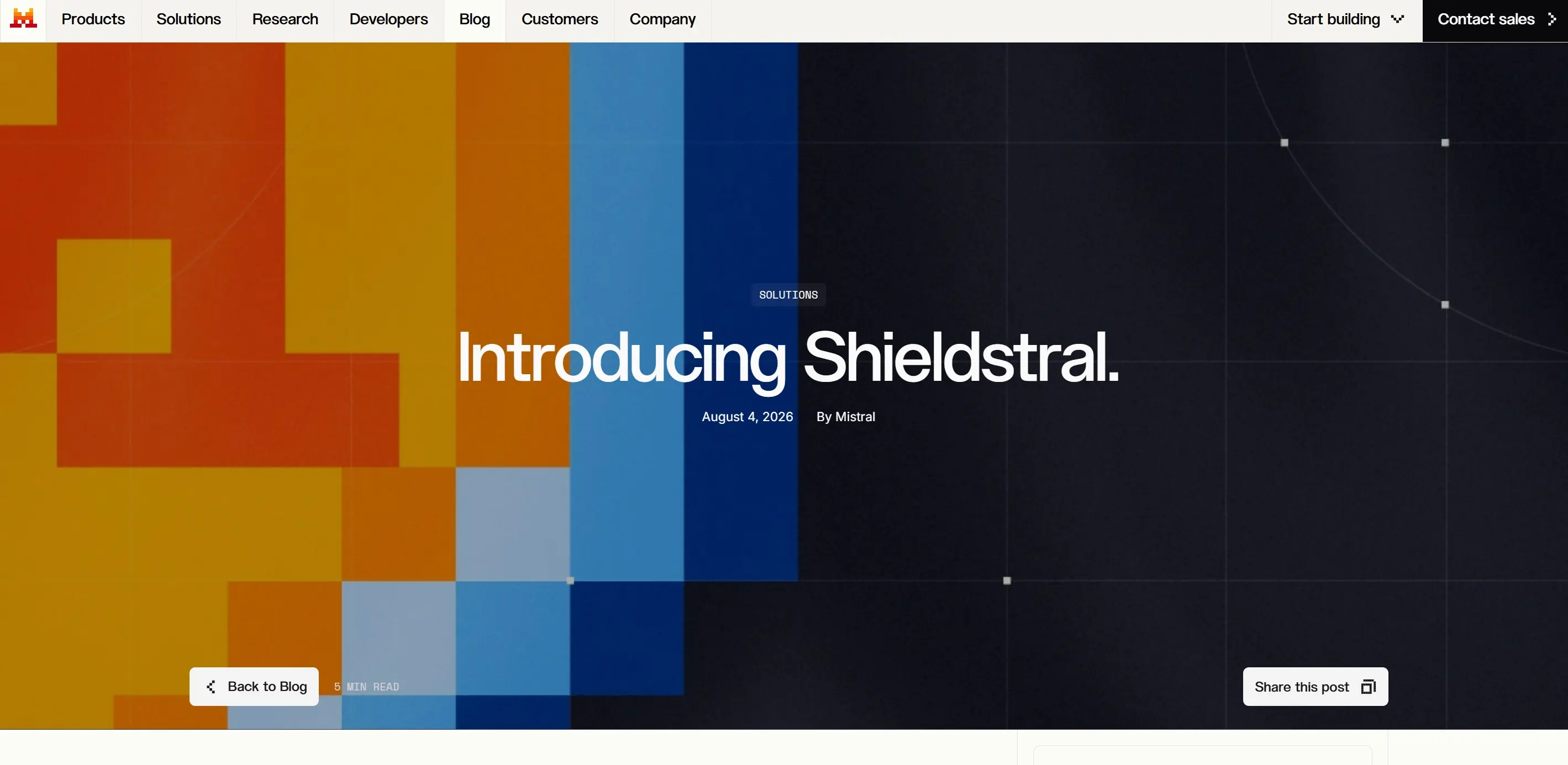 Shieldstral - Mistral AI推出的多模态安全分类模型