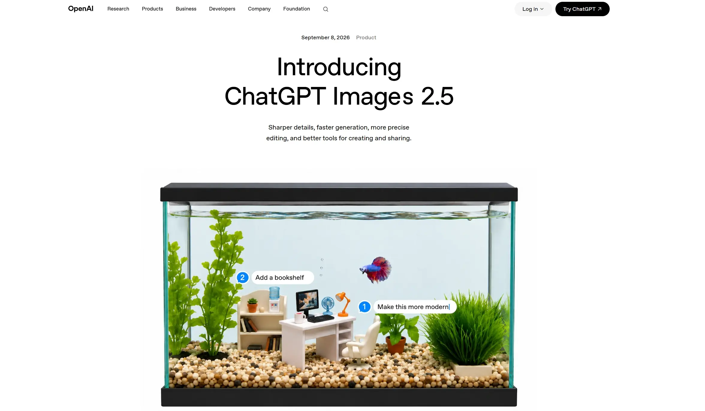 ChatGPT Images 2.5 – OpenAI推出的新一代AI图像生成模型