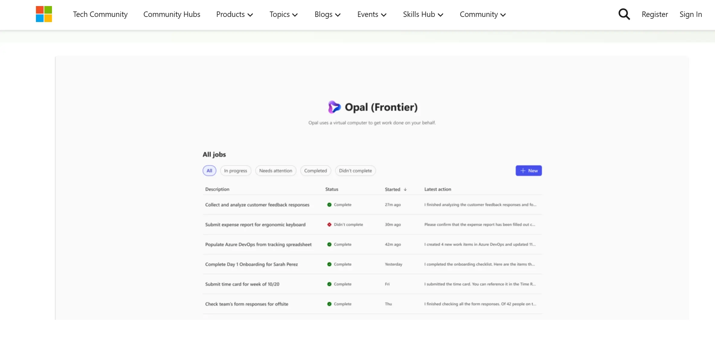 Project Opal – 微软为 Microsoft 365 Copilot 推出的自主 AI 智能体