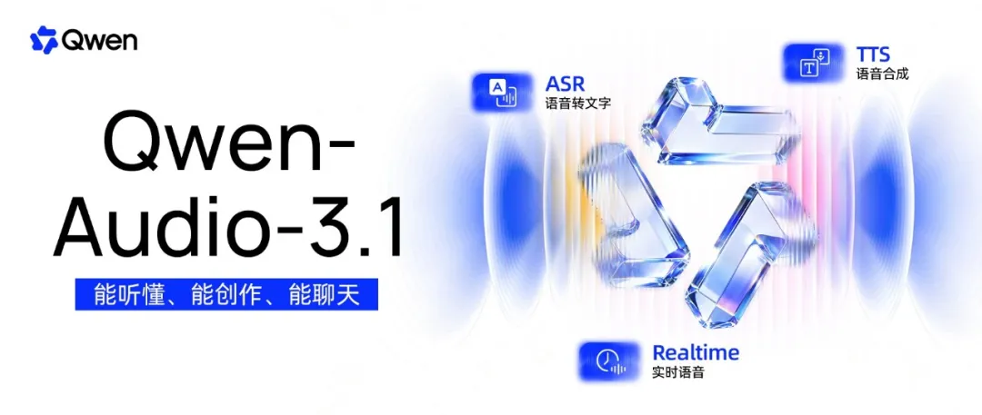 Qwen-Audio-3.1 – 阿里通义推出的语音大模型系列