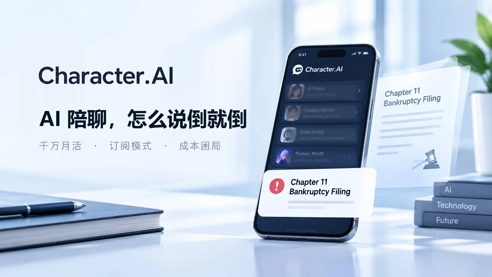 Character.AI 申请破产及 AI 陪聊商业模式困境