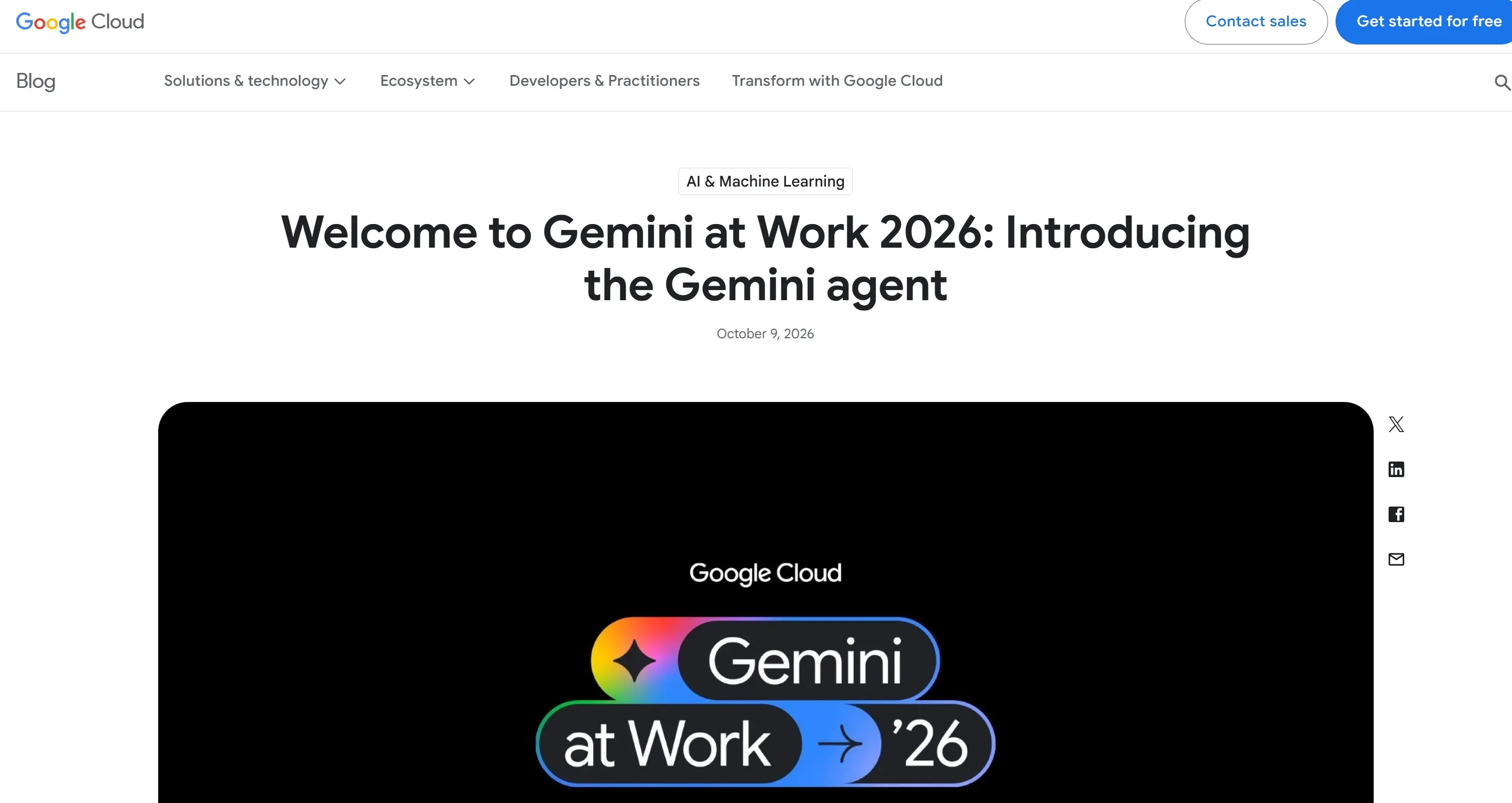 Gemini agent – 谷歌推出的通用办公智能体