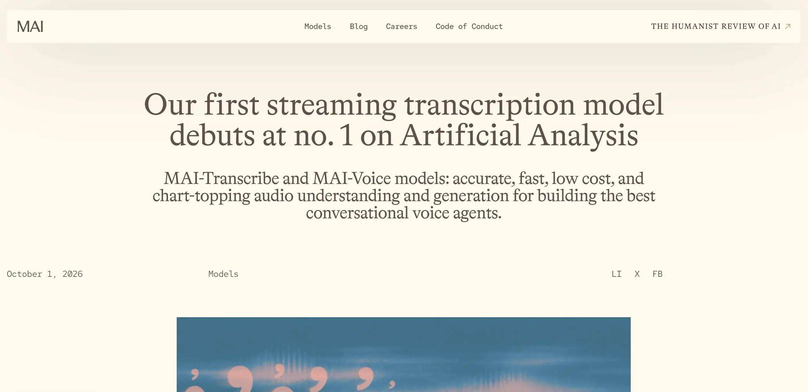 MAI-Transcribe-2-Streaming – 微软推出的实时流式语音转写模型
